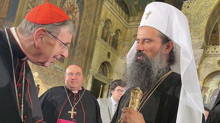 K. Kochas ir naujasis Bulgarijos Ortodoksų Bažnyčios patriarchas Danilas 2024 m. birželio 30 d. Sofijoje