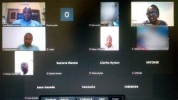 Des participants au webinaire des journalistes catholiques d'Afrique en faveur de la paix en RDC, le 29 juin 2024.