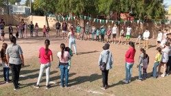 Volnočasová aktivita pořádaná mladými misionáři pro děti z ulice