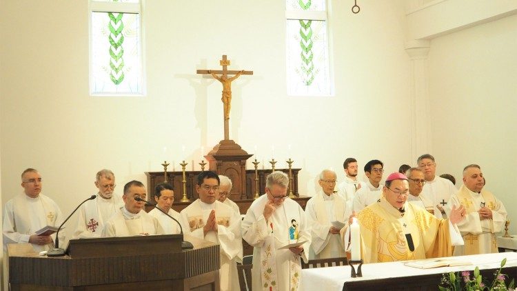 Tsukiji Church commemorates its 150th anniversary with a Thanksgiving Mass on June 30, marking a century and a half of faith and community in Tokyo. Photo by Archdiocese of Tokyo