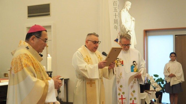 Holy Mass celebrating Tsukiji’s 150th anniversary. Photo by Archdiocese of Tokyo