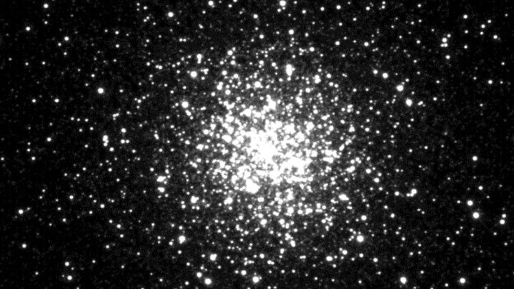 Der Kugelsternhaufen Messier 3, 34.000 Lichtjahre entfernt: eines der ersten Bilder, die „Don" mit der VATT-Kamera aufgenommen hat