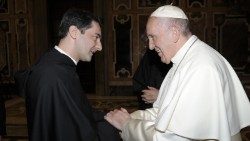Padre Rocco Ronzani con Papa Francesco