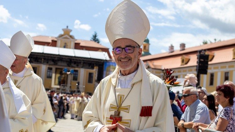 Kardinál Czerny při národní pouti na Velehradě