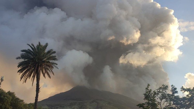 Lo Stromboli in attività