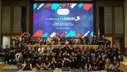 Participants of the National Plenary Meeting of the Indonesian Youth Commission gather during the four-day event at the Indonesian Bishops' Conference headquarters in Jakarta. Photo by Youth Commission/ Catholic Bishops' Conference of Indonesia