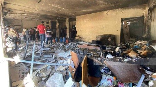 Il dolore di Gaza dopo l'attacco alla scuola cattolica-La storia della Mistica di Fontanelle