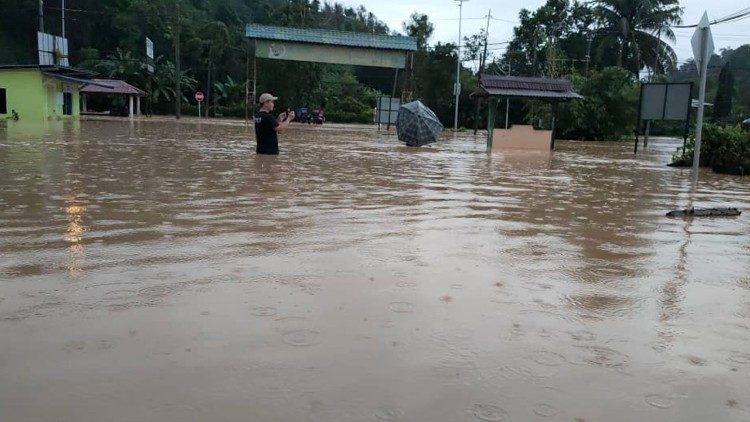 Penampang district officials reported on July 5 that over 2,300 families in at least 16 villages were affected by the flood. Photo by Caritas Kota Kinabalu