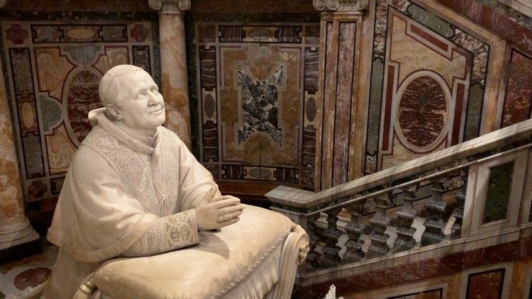 La Statua di Pio IX nella Confessio della Basilica di Santa Maria Maggiore