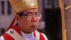 Le cardinal Stephen Kim Sou-hwan. 