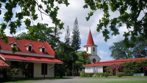 L’église Saint-Louis incendiée en Nouvelle-Calédonie 