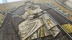 Uno dei mosaici bizantini di Ravenna riprodotto su un pannello tattile e multisensoriale