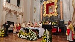 Kardinal Parolin predvodi euharistijsko slavlje u marijanskom svetištu Berdychivu u Ukrajini 