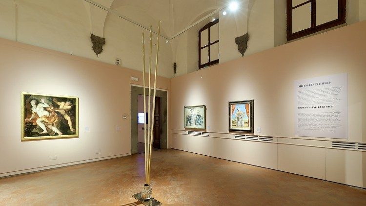 Allestimento di una sala della  mostra di Firenze, Foto di Nicola Neri