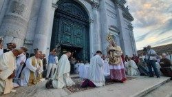 Il patriarca di Venezia celebra la festa del Redentore