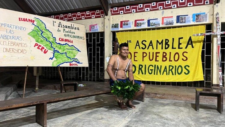 I Asamblea de Pueblos Indígenas con misioneros, Vicariato Apostólico de san José del Amazonas, Perú.