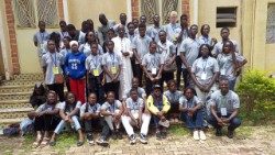 Les participants à la 16e édition du camp des jeunes, organisée par les Clercs de Saint-Viateur du 22 au 28 juillet 2024 à Bobo-Dioulasso, au Burkina Faso.