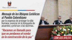 “Se requieren demostraciones de paz de parte de quienes están en las mesas de diálogo”, afirman los obispos colombianos