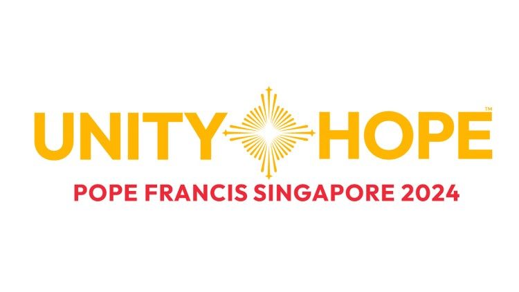 Motto och logotyp för påvens apostoliska resa till Singapore