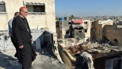 Cardinalul Pizzaballa în Gaza City