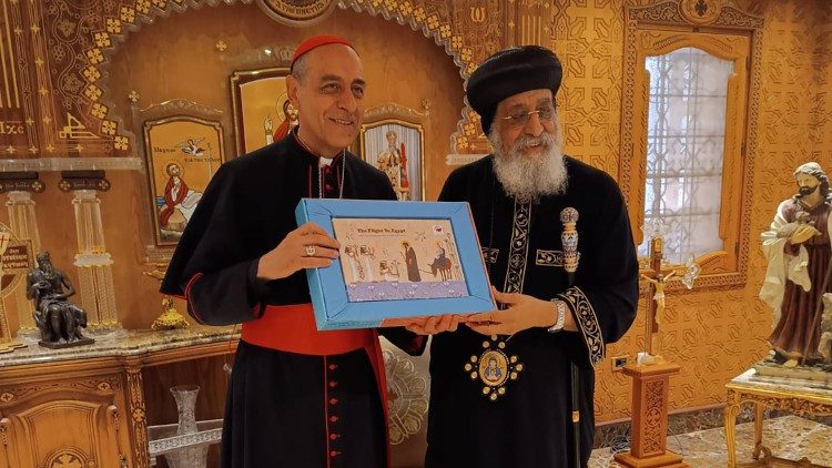 O prefeito da Doutrina da Fé e o patriarca copta ortodoxo