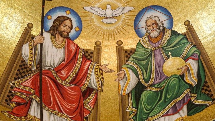 Na praznik Presvete Trojice zremo in hvalimo skrivnost Boga Jezusa Kristusa, ki je eden v občestvu treh Oseb: Oče, Sin in Sveti Duh 
