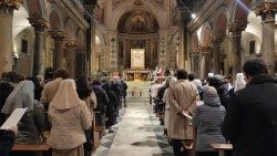  Vigilia en memoria de los misioneros mártires en la Basílica de San Bartolomé en la Isla Tiberina