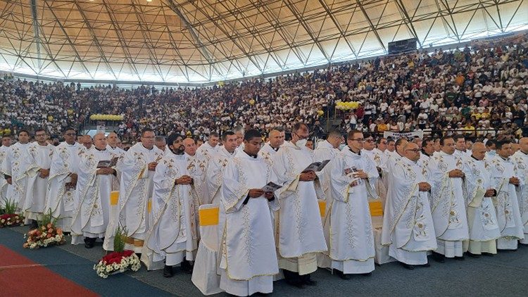 Celebração em 2022 marca o centenario da Diocese de São Cristóbal. Foto: Arquivos da Diocese