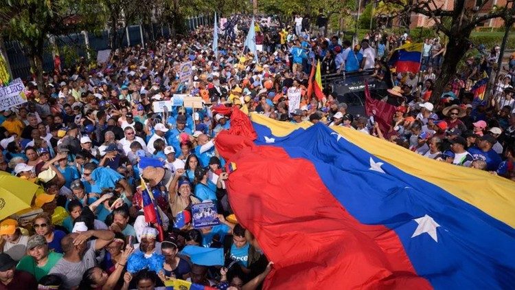 Manifestações em Caracas