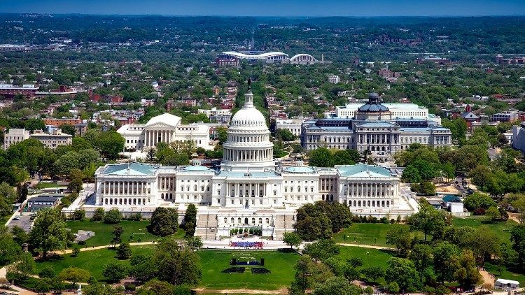 Uno scorcio di Washington dall'alto.