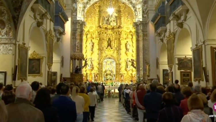 La chiesa di Nostra Signora dei Rimedi, ad Antequera, in Spagna