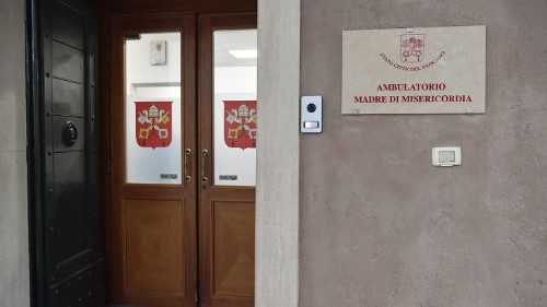 Free medical care for the vulnerable under the colonnade of St Peter's Square