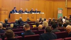 Un momento de la conferencia “No hay amor más grande. Martirio y ofrecimiento de la vida", organizado por el Dicasterio para las Causas de los Santos en el Instituto Patrístico Augustinianum