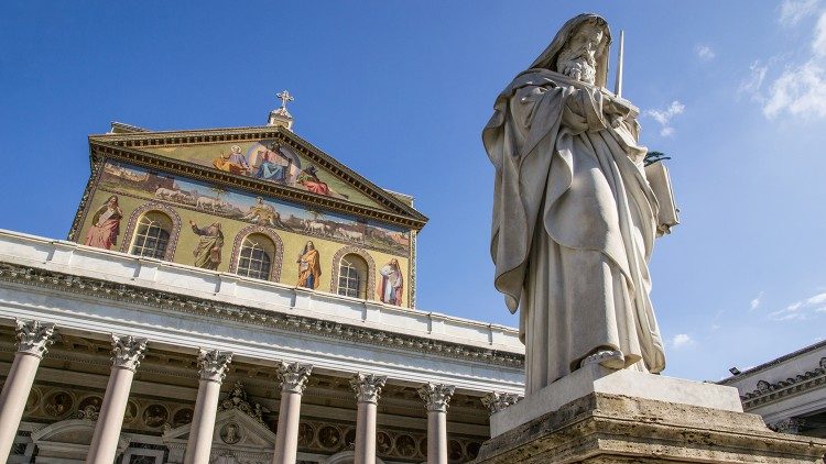 La basilica romana di san Paolo fuori le Mura