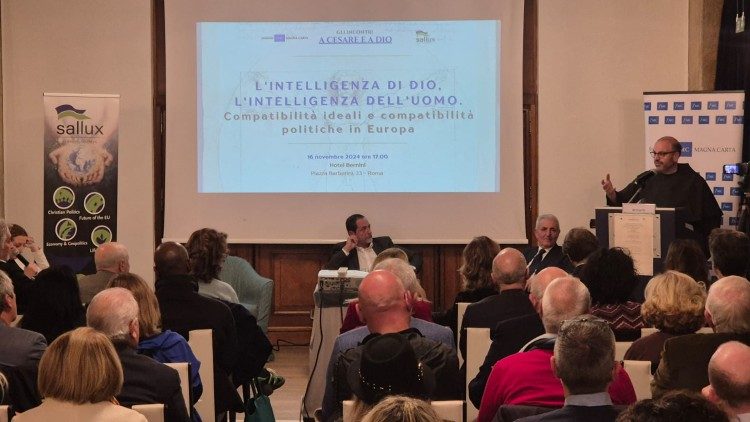 Il convegno "L’intelligenza di Dio, l’intelligenza dell’uomo. Compatibilità ideali e compatibilità politiche in Europa". L'intervento di padre Benanti