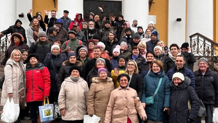 Учасники відзначення Дня бідного, яке Спільнота святого Егідія організувала в Києві