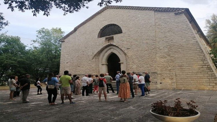 La chiesa di Santa Maria di Faifoli a Montagano (Campobasso), inserita nell'itinerario giubilare Romanic@mente in Cammino