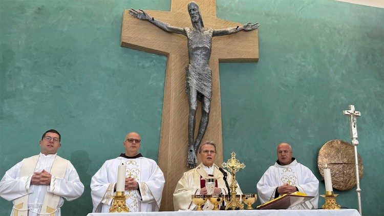 Blagoslov kapele Krista Kralja mučenika u Vukovaru  (Foto: TUĐOSN)