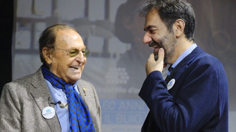 Renzo Arbore e Neri Marcorè