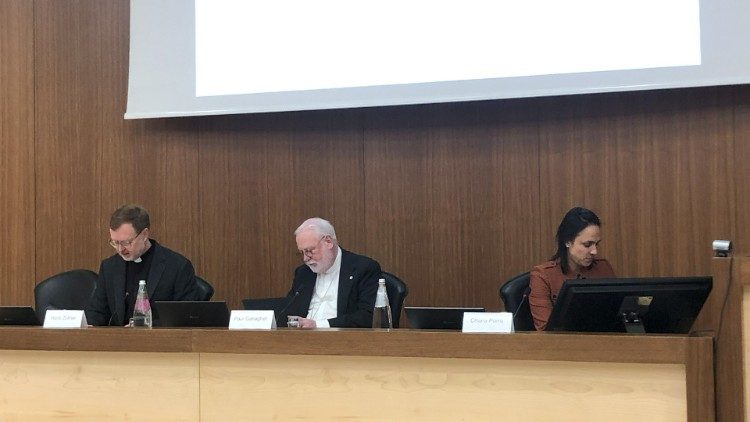  Fr Zollner, Archbishop Gallagher and Ambassador Porro address child-protection issues at the Gregorian University