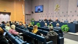 Novinarska konferenca, na kateri so predstavili novosti v vatikanski baziliki