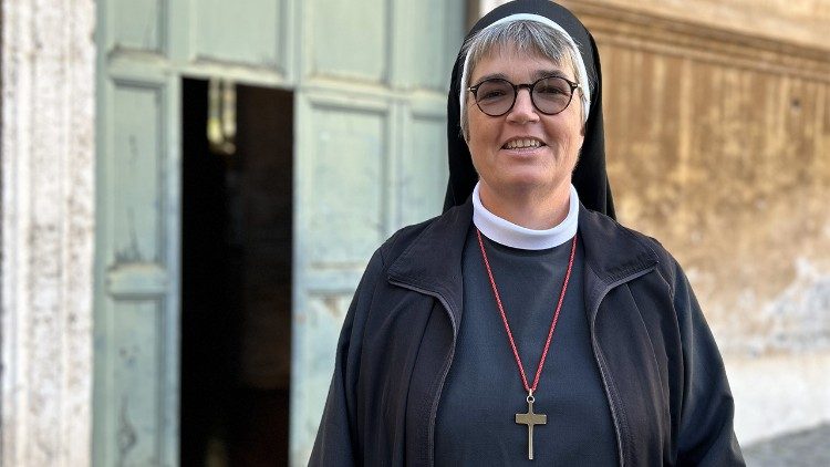 Sr. Anna Mirijam Kaschner cps, Generalsekretärin der Nordischen Bischofskonferenz und Synodale mit Stimmrecht 