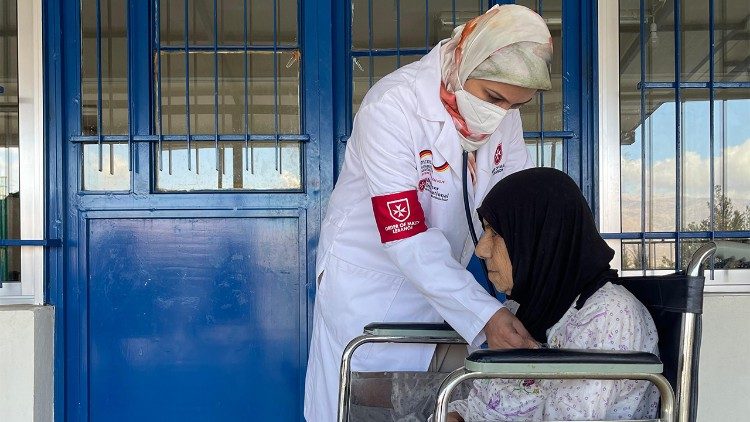 Consultation médicale pour les déplacés dans la région de Hermel, au nord de la vallée de la Bekaa.