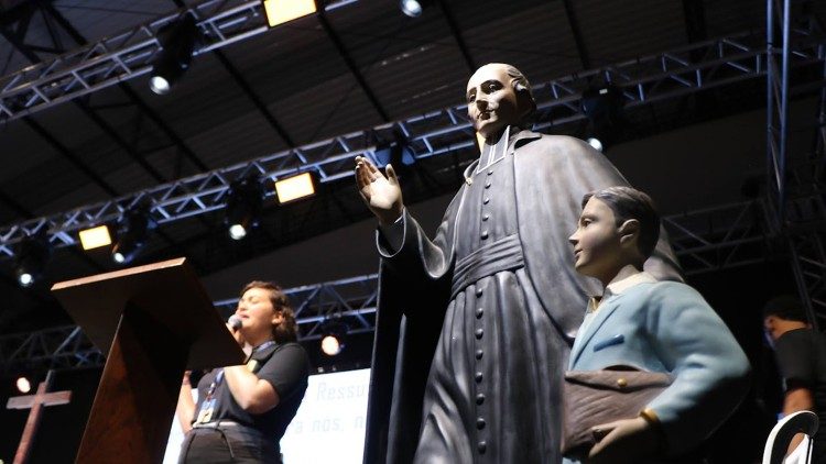 Marcelino Champagnat, fundador do Instituto dos Pequenos Irmãos de Maria e das Escolas Irmãos Maristas. (Fotos: Diego Silva Alves/ Identidade PUCPR)