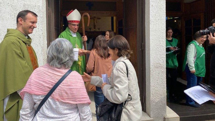 El saludo de monseñor Chomali a los fieles al final de la Misa