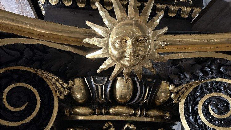 Sui ponteggi del Baldacchino e della Cattedra di San Pietro