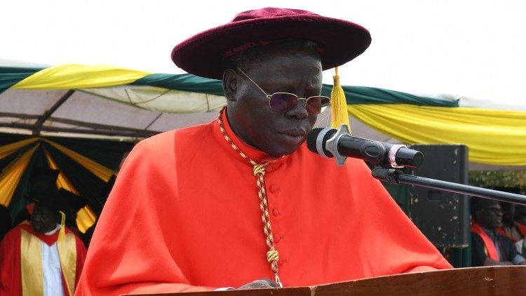 Le cardinal Stephen Ameyu, archêveque de Juba au Soudan du Sud