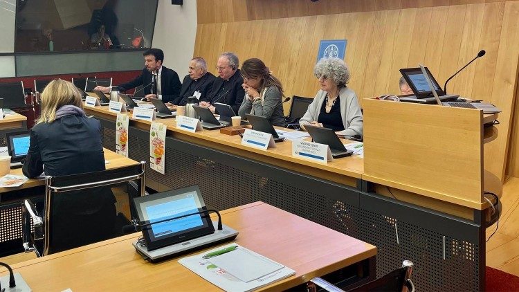 Os palestrantes do seminário realizado na sede da FAO, em Roma