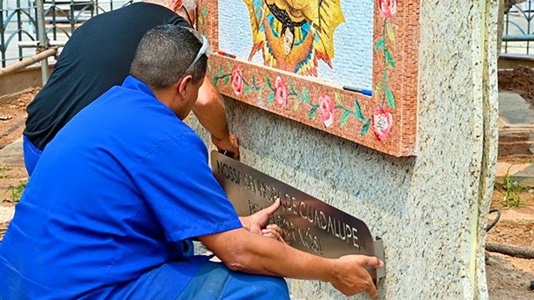 Monumento a Nossa Senhora de Guadalupe. Foto: Thiago Leon/Santuário Nacional          