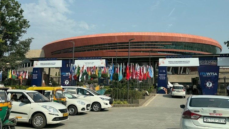 La sede del Global Standard Symposium a Nuova Delhi, in India